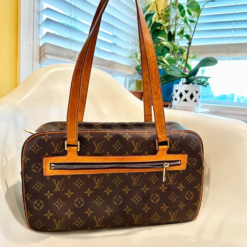 Louis Vuitton Cite GM Bag with Monogram Canvas Vintage